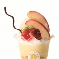くら寿司、見た目も華やかな新商品「紅茶とりんごのパフェ」限定発売