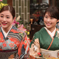 『さんまのまんま』新春SPに石原さとみと有村架純が晴れ着姿で出演！