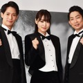 菅井友香、石田明、味方良介【撮影：こじへい】