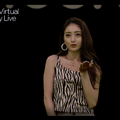 池田美優　（C)Tokyo Virtual Runway Live by GirlsAward　（C)AbemaTV, Inc.