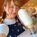 小松彩夏と10段巻きソフトクリーム