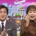 左から）片岡愛之助、小芝風花（C）フジテレビ