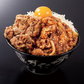 豪快 すたみな唐揚げ牛焼肉合盛り丼