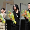 森七菜、岩井俊二監督、福山雅治【写真：竹内みちまろ】