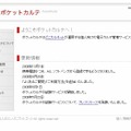 「ポケットカルテ」サイト