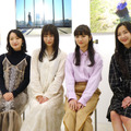 東京女子流。左から中江友梨、庄司芽生、新井ひとみ、山邊未夢。