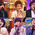 上段左から）DAIGO、Crystal Kay、天野ひろゆき　下段左から）さくらまや、濱田崇裕、ゆめっち（C）フジテレビ