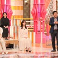 左から）藤田ニコル、島崎和歌子、松本まりか、明石家さんま（C）フジテレビ