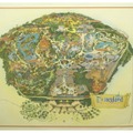 米国ディズニーランド・パーク 45周年記念 マジックマップ リトグラフ校正刷