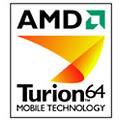 日本AMD、64ビットのモバイル向けCPU「Turion 64モバイルテクノロジ」を発表 画像