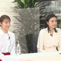 左から）内山理名、片瀬那奈（C）フジテレビ