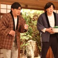 兄弟を演じたウド鈴木＆ずん飯尾（C）フジテレビ