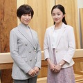 左から）鈴木保奈美、堀田真由（C）フジテレビ