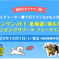 ワンコと一緒に機内で過ごせる！イオンペット＆JALパックが愛犬と行く北海道ツアー発売