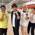 左から）小室瑛莉子アナウンサー、天野ひろゆき（キャイ～ン）、内村光良（ウッチャンナンチャン）、ウド鈴木（キャイ～ン）、平祐奈、二階堂高嗣（Kis-My-Ft2）