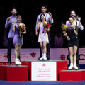 三浦璃来・木原龍一 . (Photo by Dustin Satloff - International Skating Union/International Skating Union via Getty Images)