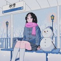 AYANE連続リリース第4弾「初雪」ジャケット写真