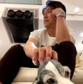 高橋克典と愛犬・ジェニー