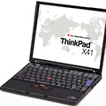 日本IBM、指紋センサー搭載のB5モバイルノート「ThinkPad X41」など6機種46モデル 画像
