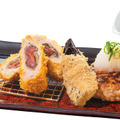 梅しそ巻とハンバーグ御膳