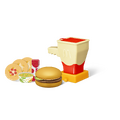 「マックアドベンチャー なりきりマクドナルド」【第1弾】ケチャップがおせる！ハンバーガーキット