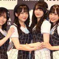 岩田陽菜、石田千穂、中村舞、沖侑果（STU48）【撮影：浜瀬将樹】