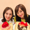 小松彩夏、37歳の誕生日を迎えた北川景子と笑顔で寄り添う2ショット公開