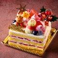 苺のサンタデコレーションケーキ　4,500円 ［約11cm角］　