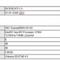 記録値と測定システム