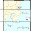 緊急地震速報発表に用いた気象庁の地震観測点