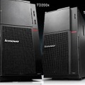 ThinkServer TD200x（左）およびThinkServer TD200（右）