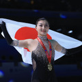 坂本花織 (Photo by Lintao Zhang - International Skating Union/International Skating Union via Getty Images)