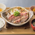 国産黒毛和牛のすき鍋定食