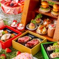 お肉アフタヌーンwithストロベリースイーツ