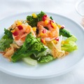 京野菜「花菜」とグリル海老のサラダ