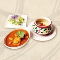 「DIYA」の「DIYA特製チキンスープカレー　バスマティーライス（インド最高級米）付き」（1,800円）