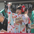 成田山新勝寺で恒例の節分豆まき！白河れい、子役の永尾柚乃らも登場