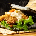 「サムライオイスター 牡蠣フライ」おにぎりバーガー
