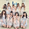 【第二部】2列目左から原優寧、荒井優希、太田彩夏、鎌田菜月、菅原茉椰／1列目左から野村実代、林美澪、末永桜花、倉島杏実