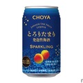 たまり熟成原酒のソーダ割り「CHOYA　とろりたまり発泡性梅酒」販売！ 画像