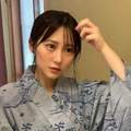 田中美久のすっぴん浴衣ショットにファン歓喜「かわいすぎる」 画像