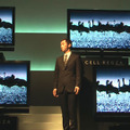 「CEATEC JAPAN 2009」で展示された「CELL REGZA 55X1」の様子