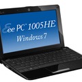 「Eee PC 1005HE-WS250/ Eee PC 1005HE-WS160」（クリスタルブラック）