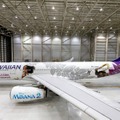 ハワイアン航空と『モアナと伝説の海２』のコラボによるエアバスA330型機