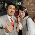 高橋克典と髙石あかり（写真は高橋克典の公式ブログから）