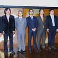 Marketplaceの主要パートナー、マイクロソフトの堂山副社長と越川本部長