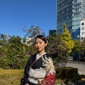 平美乃理の晴れ着姿