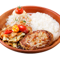 回鍋肉＆ハンバーグディッシュ-S