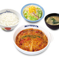 煮込みキャベツのトマトハンバーグ定食
