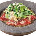 天然インド鮪のカルパッチョ（税込649円）
